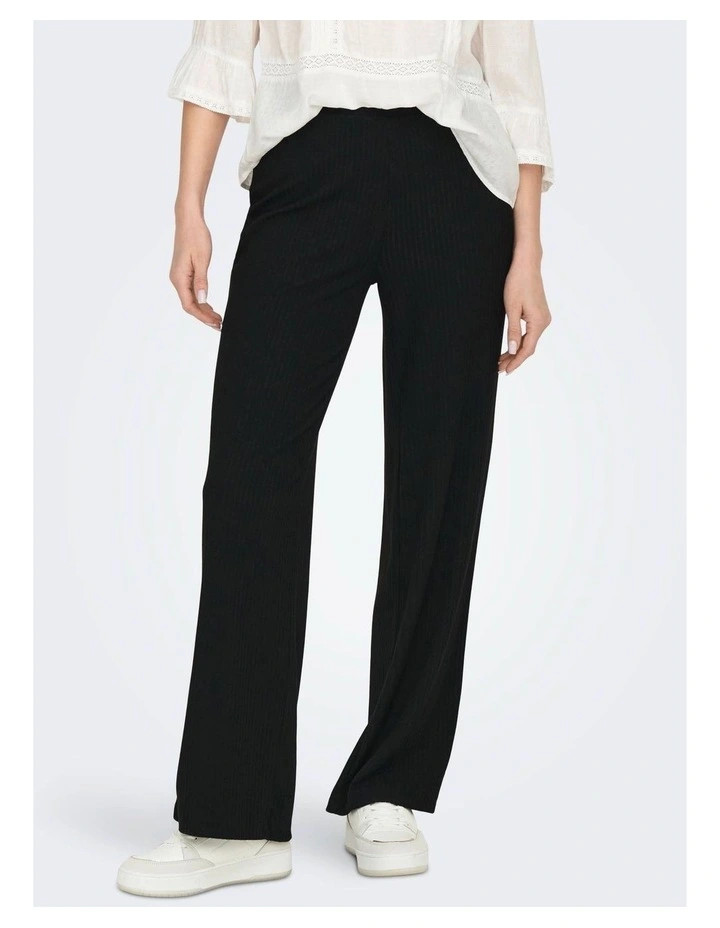ONLYEmma Wide Pants in Black | Myer
