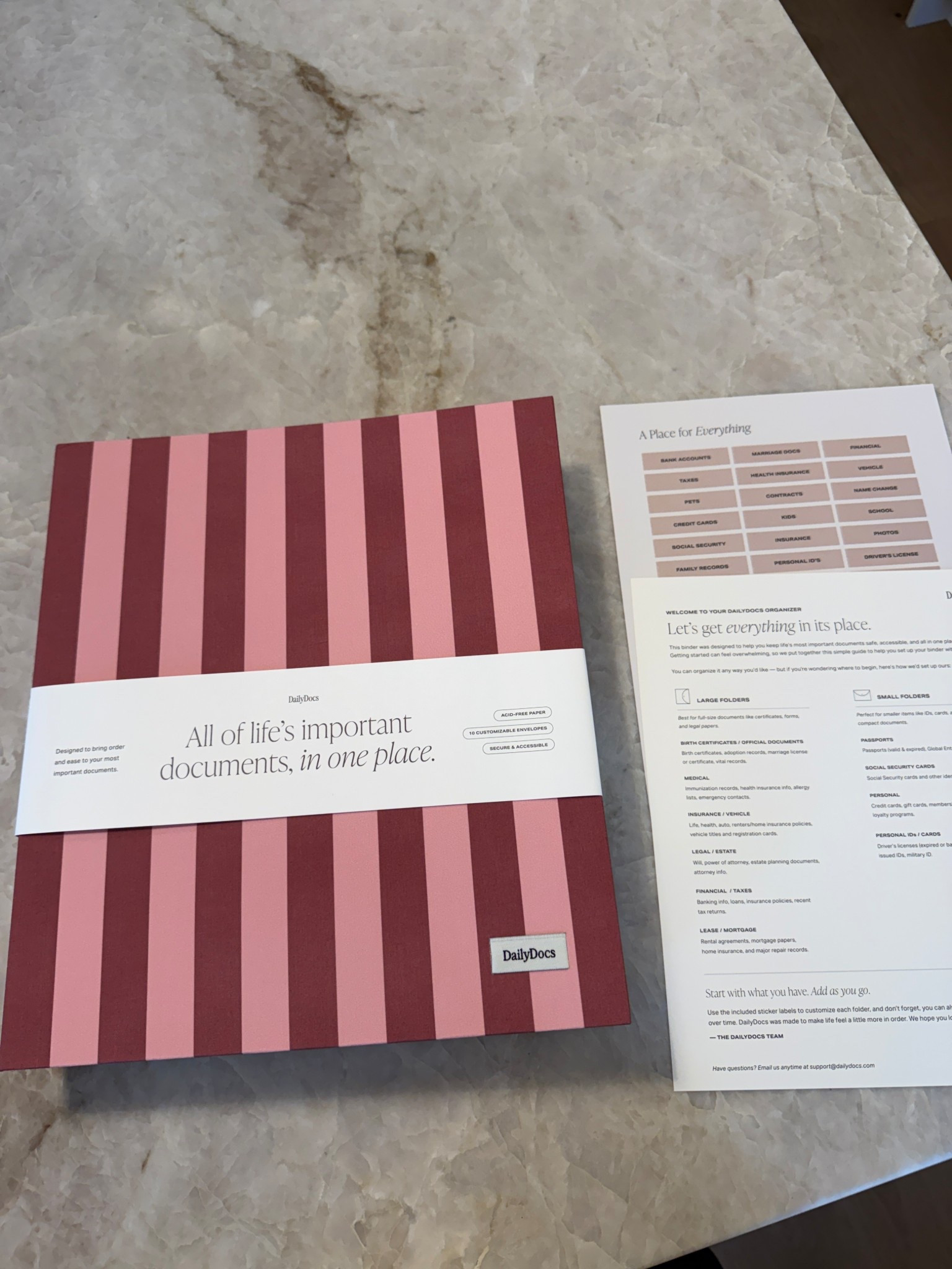 All of life’s important documents, in one place. 

#LTKmomlife #LTKHome