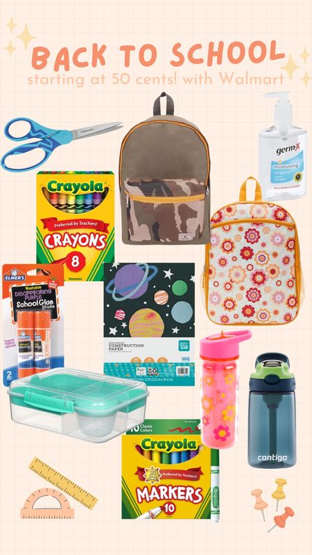 Back to school supplies starting at 50 cents @walmart !! They had everything we needed and it was AFFORDABLE and CUTE! #walmartpartner 

#LTKSeasonal #LTKkids #LTKBacktoSchool