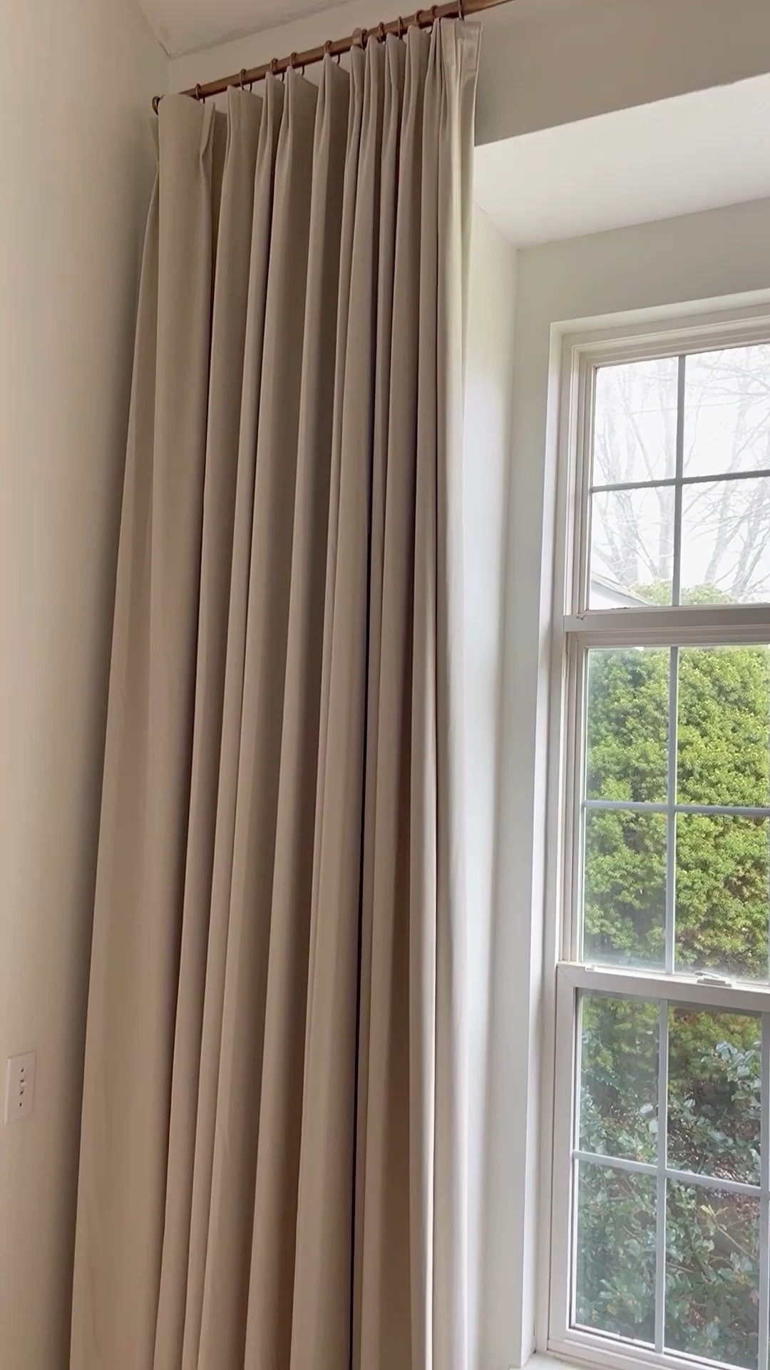 Custom velvet curtains, home decor, window treatments, affordable curtains, organic modern.

#LTKStyleTip #LTKHome #LTKVideo