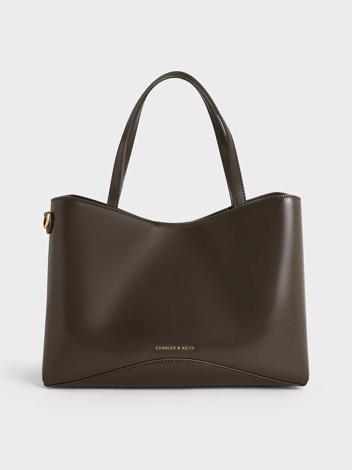 Dark Moss Sybill Tote Bag | CHARLES & KEITH UK | Charles & Keith UK