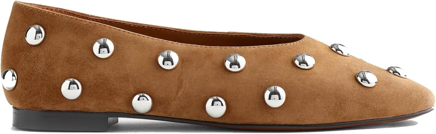 Rhinestone Ballet Flats for Women, Crystals Ballerina Shoes Buckle Strap Mary Jane Flats Round Toe Casual Dress Shoes | Amazon (US)