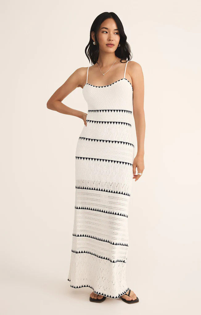 Catamaran Crochet Striped Maxi Dress | Z Supply