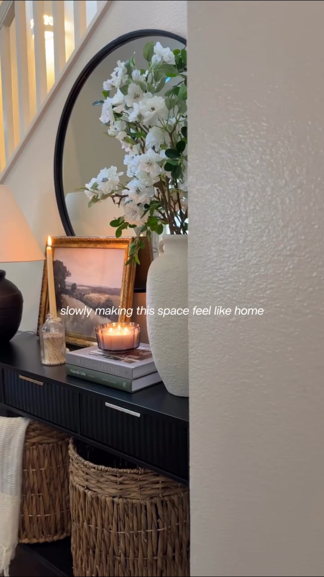 Taking my time decorating different areas of the house and being more intentional with what I bring in🤍

After the holidays, I’m slowly adding pieces I love and leaning into earthy tones with soft blue-grey and green mixed in.

Not really following trends, just decorating in a way that feels good and feels like us.

#LTKSeasonal #LTKSaleAlert #LTKHome