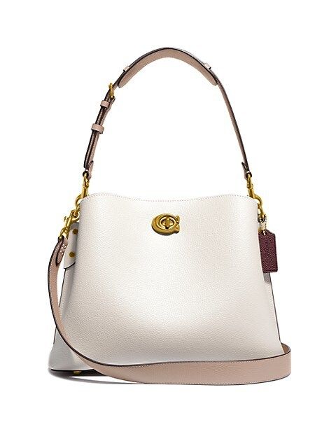 Willow Colorblock Leather Shoulder Bag | Saks Fifth Avenue