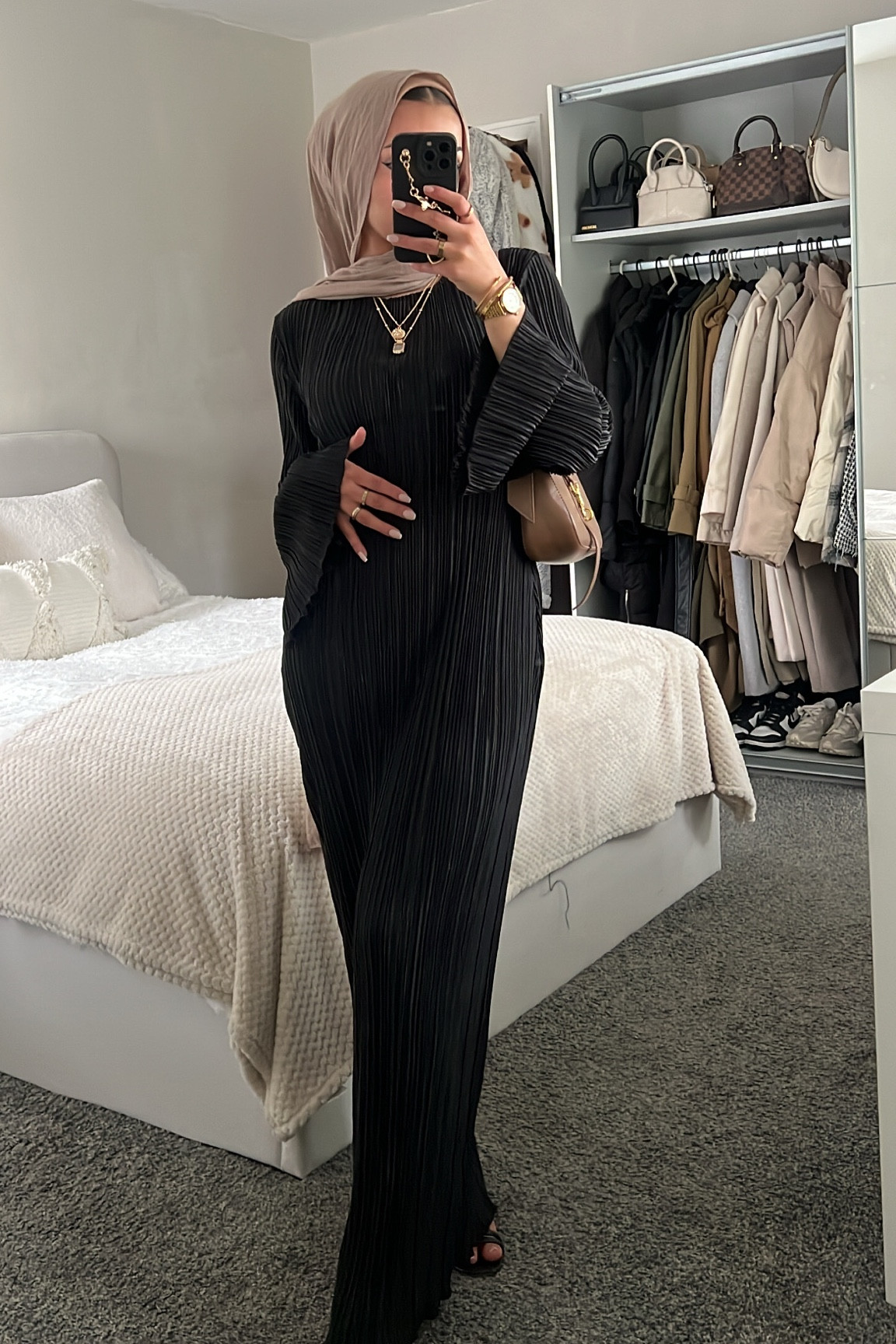 Black dress, out wear, modest wear 

#LTKstyletip #LTKHoliday #LTKtravel