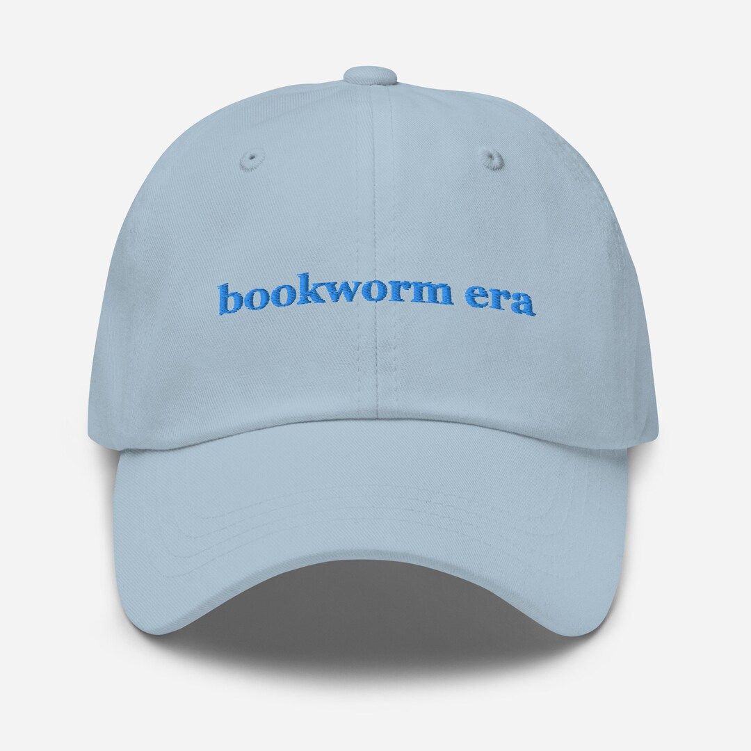 Embroidered Bookworm Era Crewneck Dad Hat - Etsy | Etsy (US)