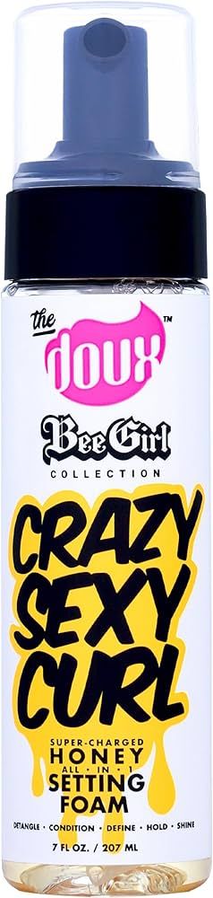 The Doux CRAZYSEXYCURL Honey Setting Foam, Mousse Hair Foam, With Natural Honey to Style, Conditi... | Amazon (US)