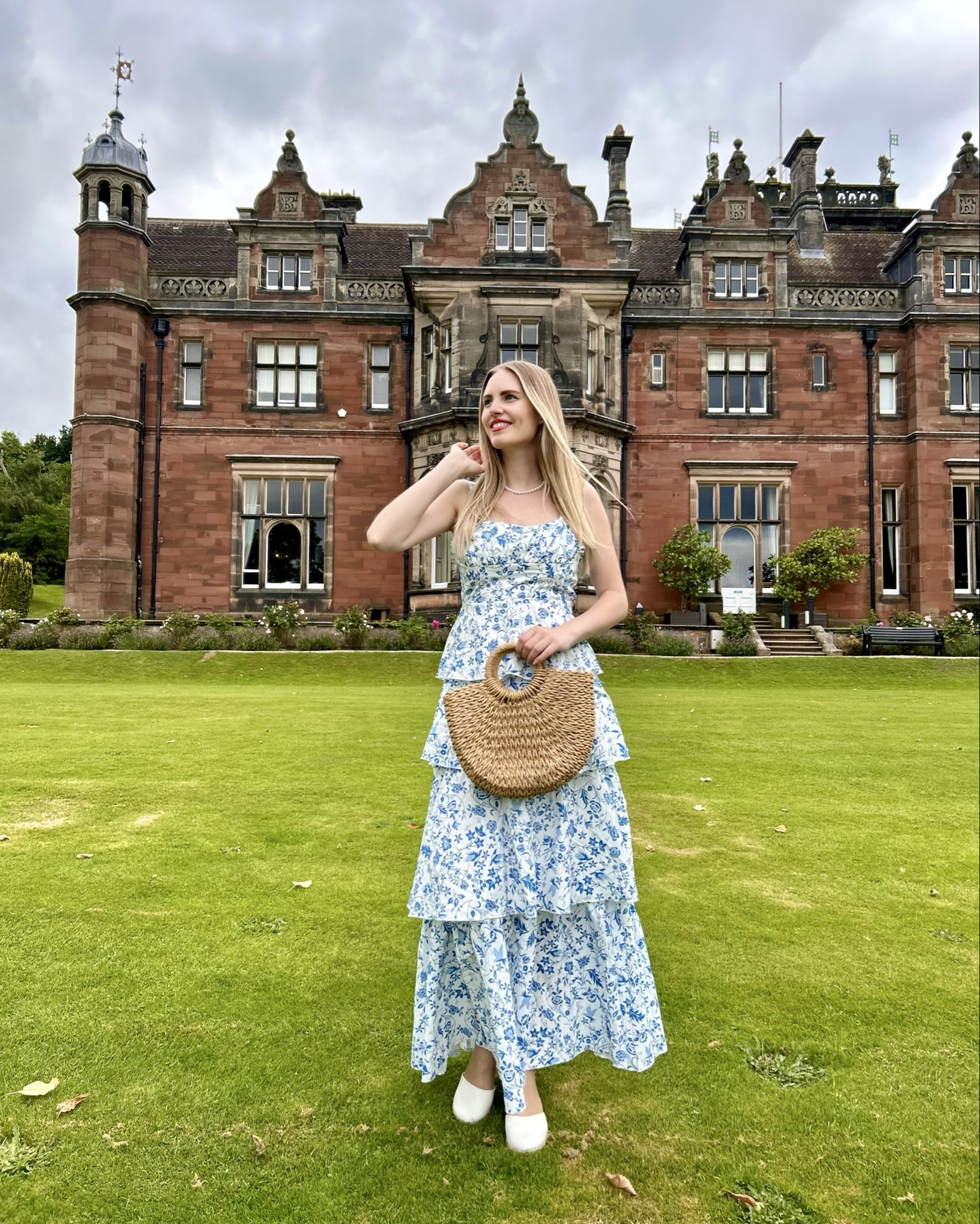 Blue & white floral tiered dress by Cherley 🤍💙

#LTKsummer #LTKbeauty #LTKstyletip