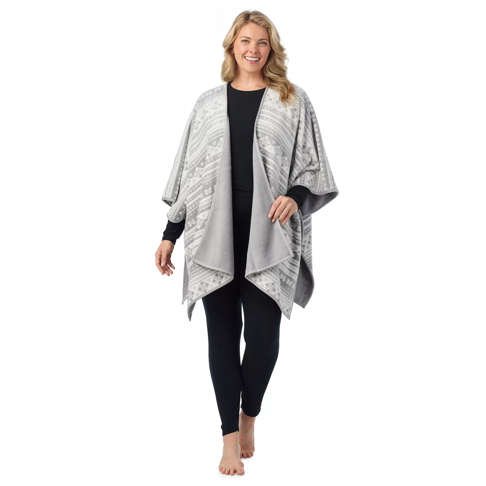 Plus Size Cuddl Duds® Cozy Plush Reversible Wrap | Kohl's