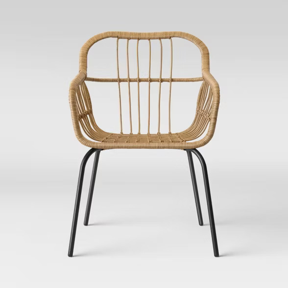 Mid-Century Patio Stack Chair - Natural - Project 62™ | Target