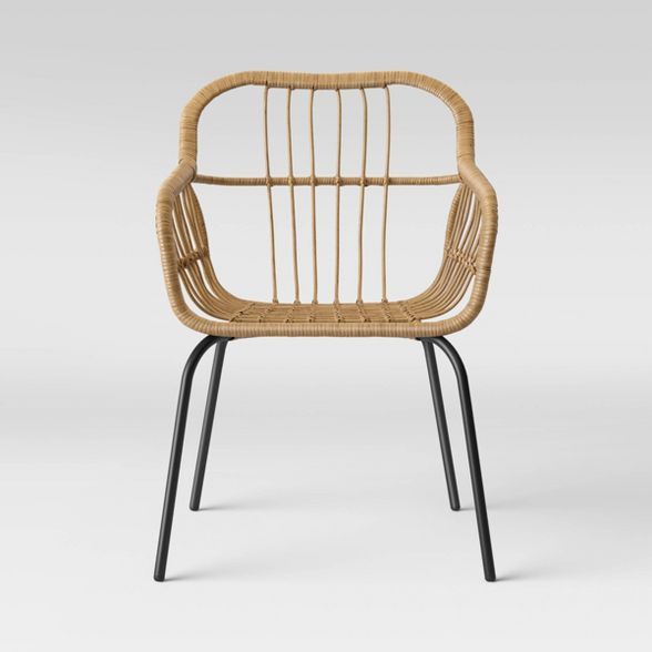 Mid-Century Patio Stack Chair - Natural - Project 62™ | Target