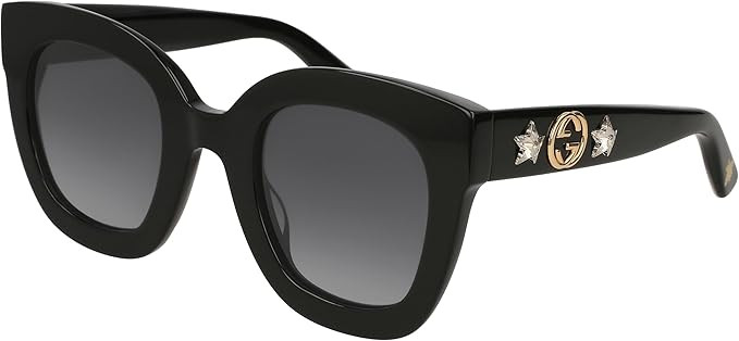 Gucci Women's Urban Stars Rectangle Sunglasses | Amazon (US)
