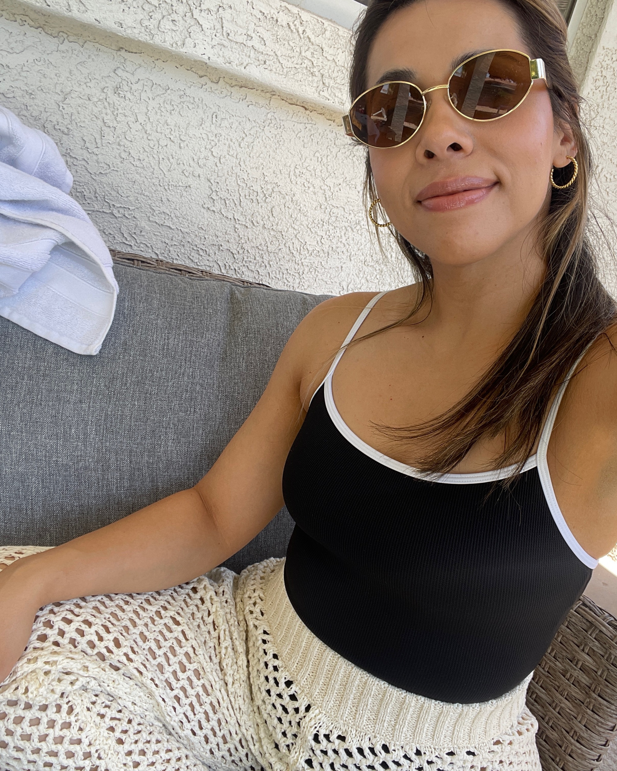 black and white one piece. So chic 🙌🏼

#LTKswim #LTKstyletip