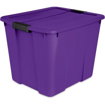 20gal Latching Storage Tote Purple - Brightroom™ | Target