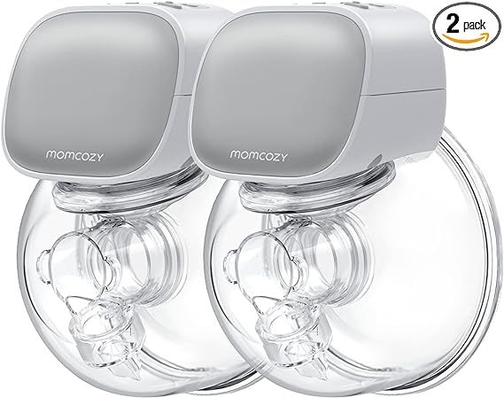 Momcozy Double Wearable Breast Pump, Hands-Free Breast Pump, Portable Electric Breast Pump with 2... | Amazon (US)