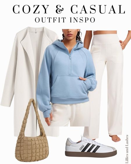 Cozy casual winter outfit idea

Lulu inspired pullover, white coatigan, adidas court sneakers, quilted bag.

#LTKover40 #LTKfindsunder100 #LTKfindsunder50