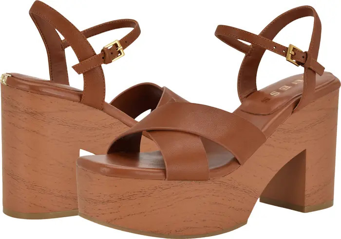 GUESS Qeelin Ankle Strap Platform Sandal (Women) | Nordstrom | Nordstrom