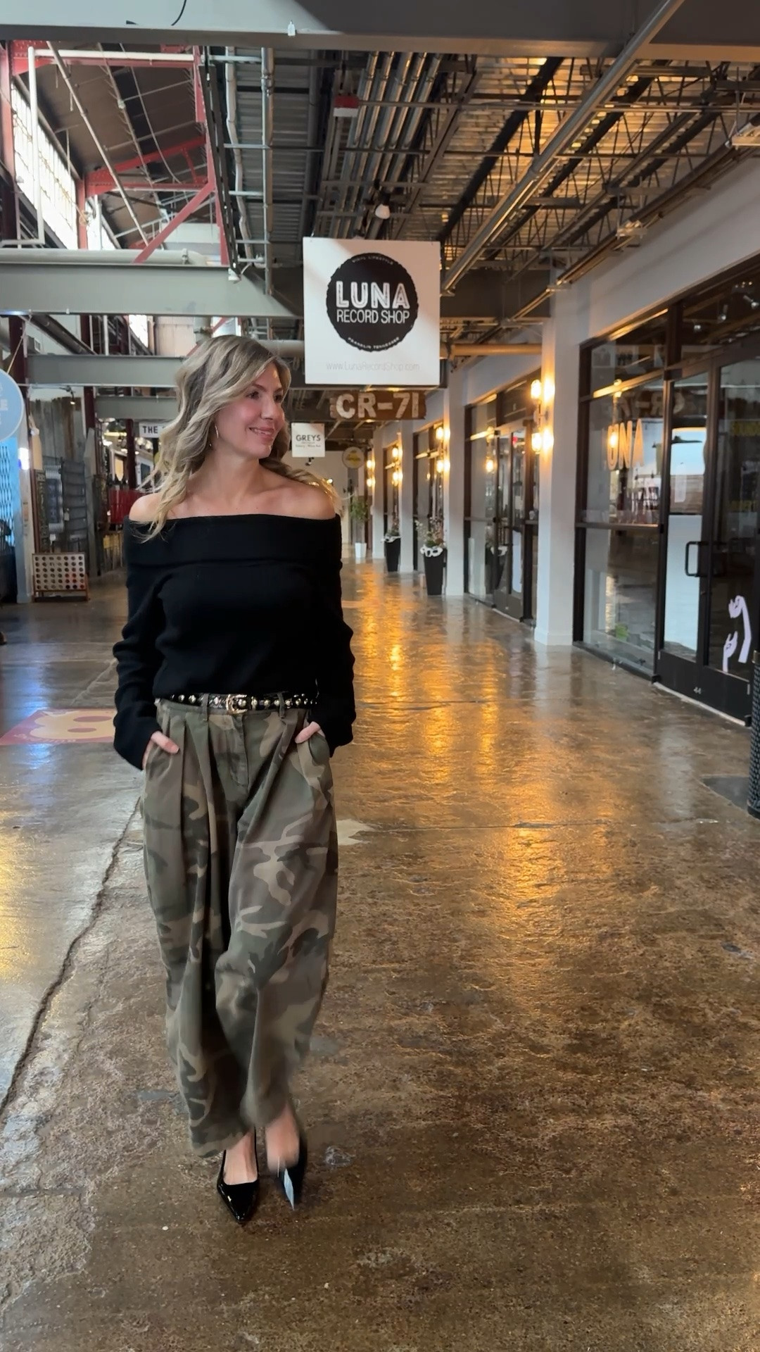 These are the camo pants everyone has been asking about 👇 AllSaints Becca Camo Denim — barrel leg, incredible drape, and way more versatile than you’d think. Linked below!

#LTKootd #LTKmomlife #LTKOver40