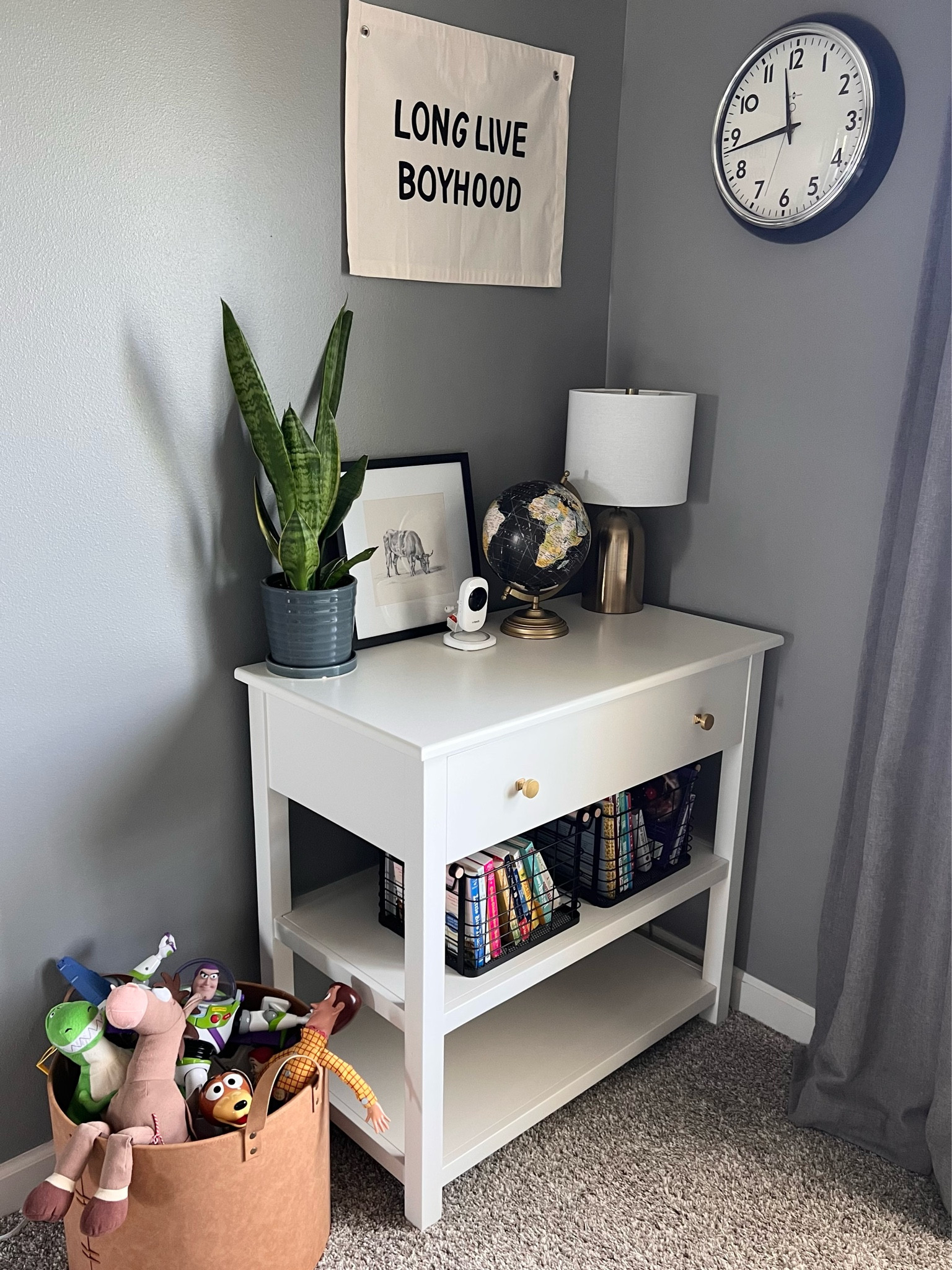 Boy bedroom decor, book storage, changing table, toy storage 

#LTKkids #LTKhome