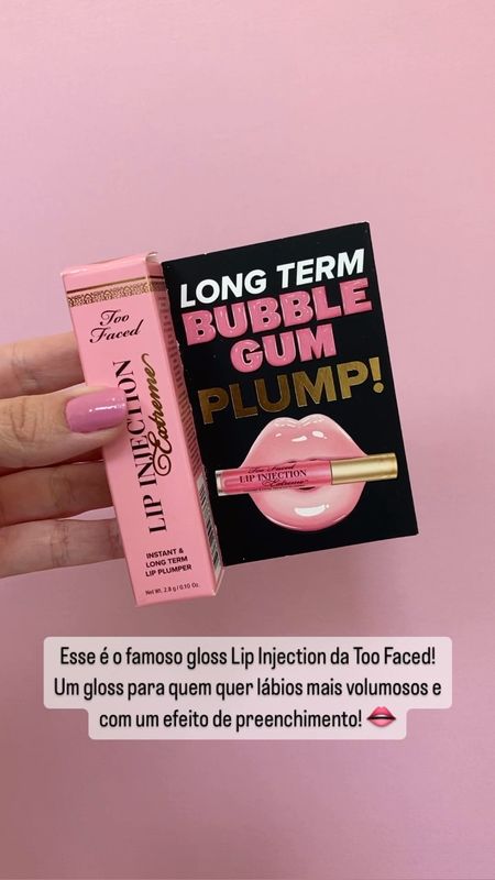 Se você ama aquele efeito de lábios mais volumosos, então você vai adorar o gloss Lip Injection da Too Faced! 👄

Esse é na cor Bubblegum yum, um rosinha transparente e com um delicioso cheirinho de chiclete!

E aí? Já testou?

#lipinjectiontoofaced #glossplump #toofaced #renatacarbonero #DesafioLTKCon2024



#LTKbeauty #LTKxSephora #LTKVideo