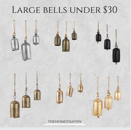 These large Christmas bells are popular every year for a reason! So versatile from wreaths to stairs to tabletop decor!

Under $30 and many color options!

Amazon decor
Amazon Christmas decor
Amazon finds 
Amazon home 
Amazon 
Christmas decor
Holiday decor
Living room decor
Front porch inspo
Front porch decor 
Home
Home decor
Thehomeyhaven 
Christmas bells 

#LTKfindsunder50 #LTKhome #LTKHoliday