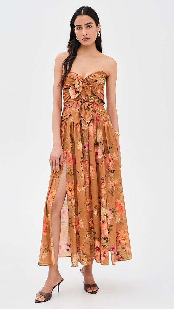 Mahon Tie Front Midi Dress | Shopbop
