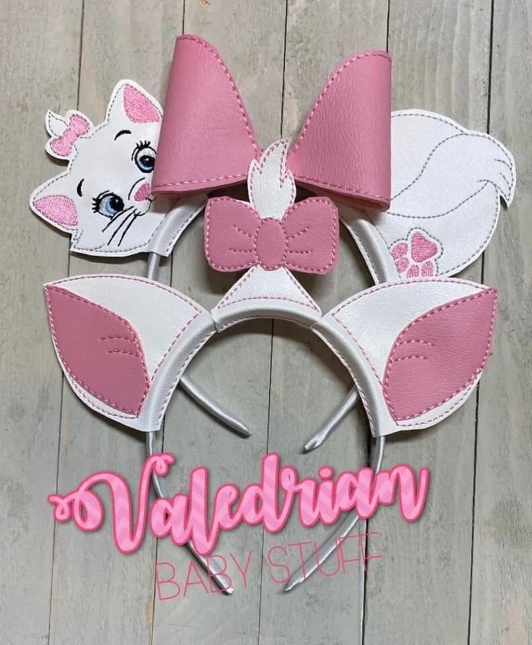 Aristocats Marie Inspired Mouse Ears Headband Accessories Costume Dress Up pretend play vacation ... | Etsy (US)