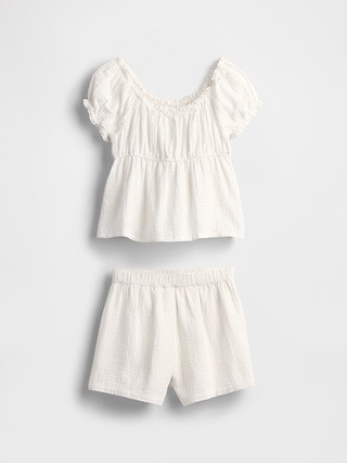 Kids Crinkle Gauze Outfit Set | Gap (US)