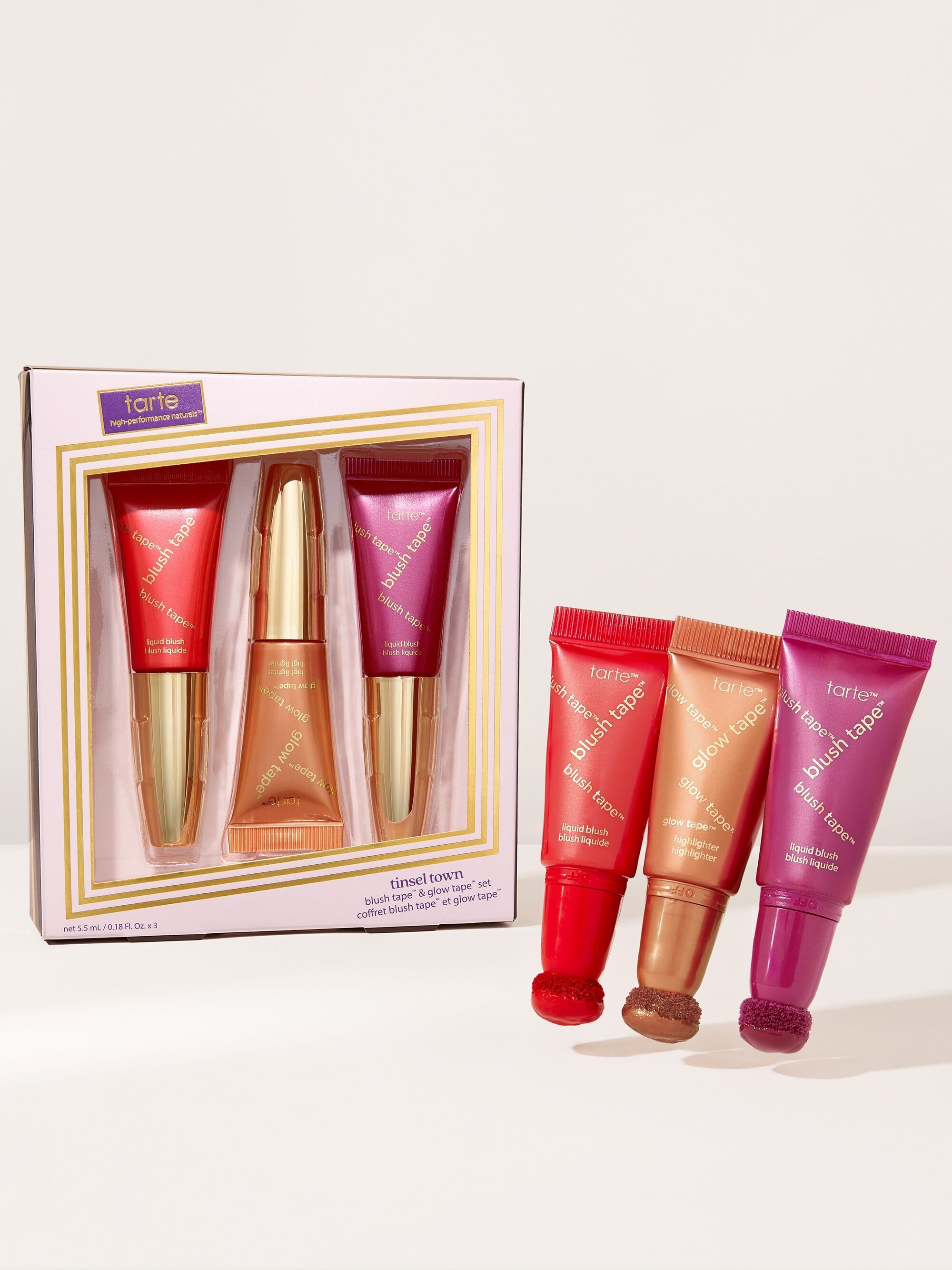 Tinsel Town Blush Tape™ & Glow Tape™ Set | Tarte™ Cosmetics | tarte cosmetics (Global)