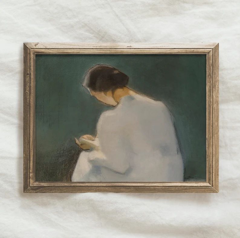Portrait of a Woman / Vintage Portrait Oil Painting / PRINTABLE Art Download | P67 | Etsy (US)