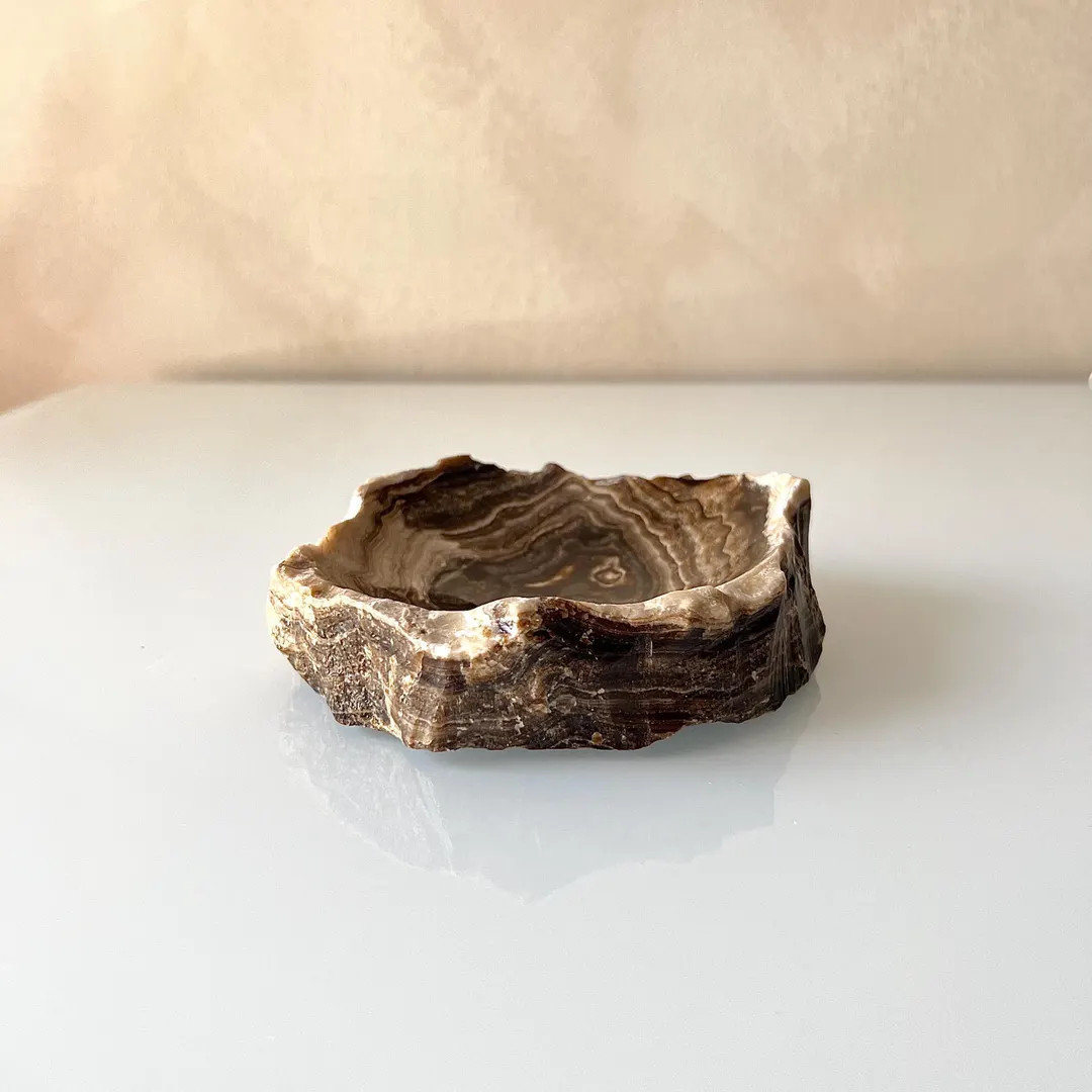 Rustic Brown Onyx Bowl - Etsy | Etsy (US)