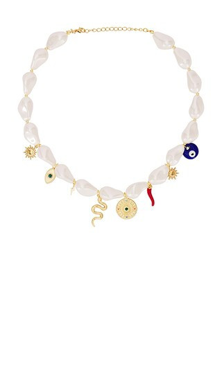 petit moments Spicy Charm Necklace in Ivory. | Revolve Clothing (Global)
