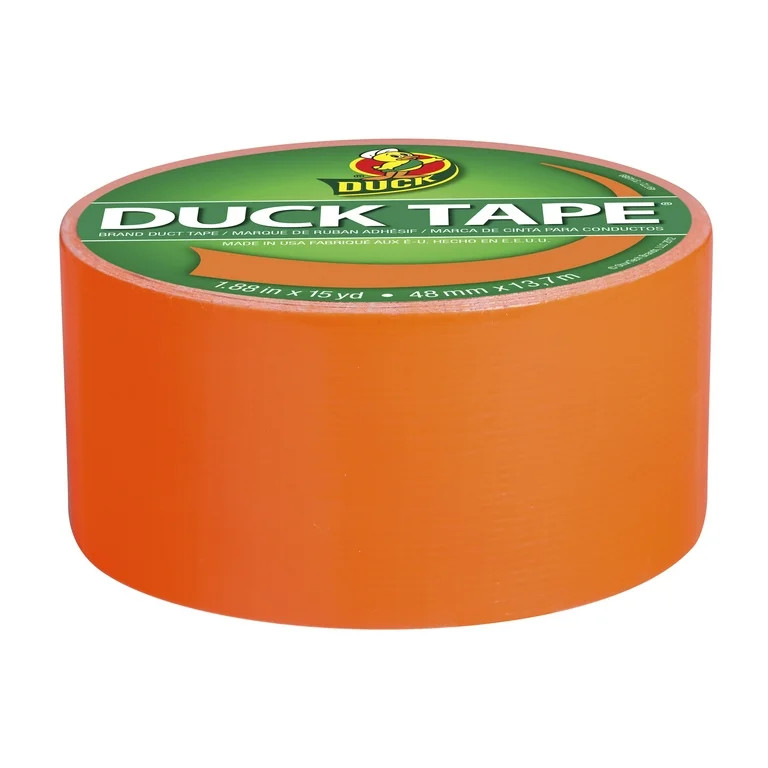 Duck Brand 1.88 in. x 15 yd. Neon Orange Colored Duct Tape | Walmart (US)