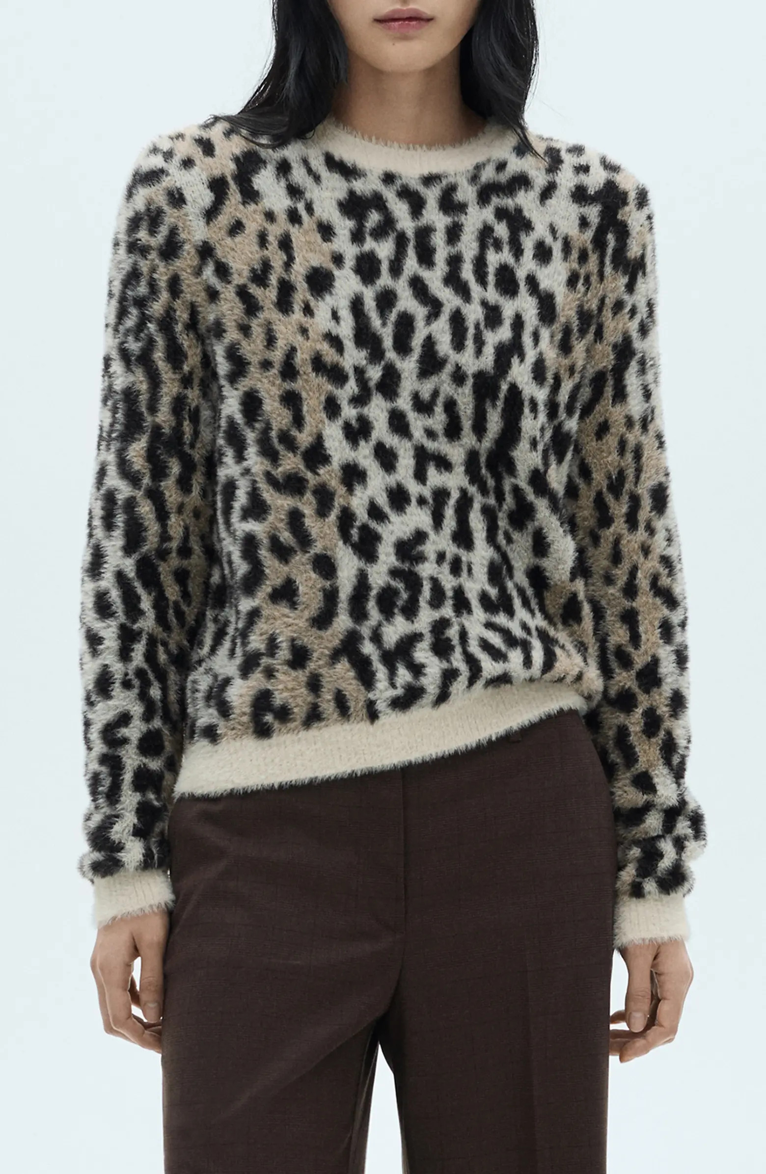 MANGO Faux Fur Sweater | Nordstrom | Nordstrom