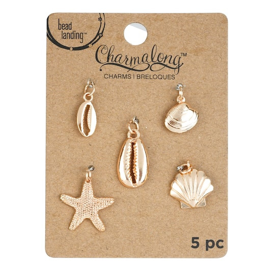 Gold Shell Charms by Bead Landing™ | Michaels® | Michaels Stores