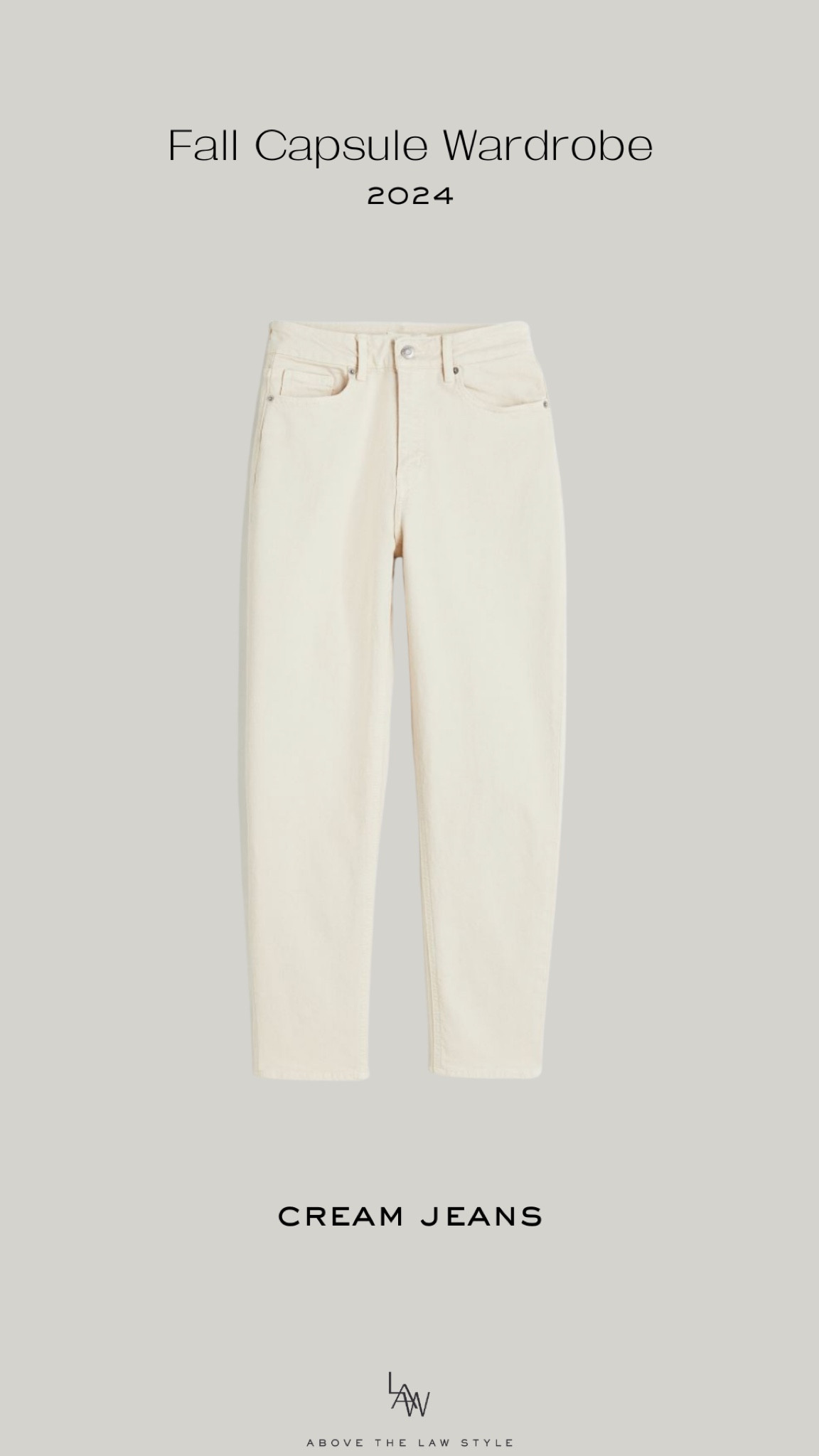 Fall Capsule: Cream Jeans

#LTKFindsUnder100 #LTKStyleTip #LTKFindsUnder50