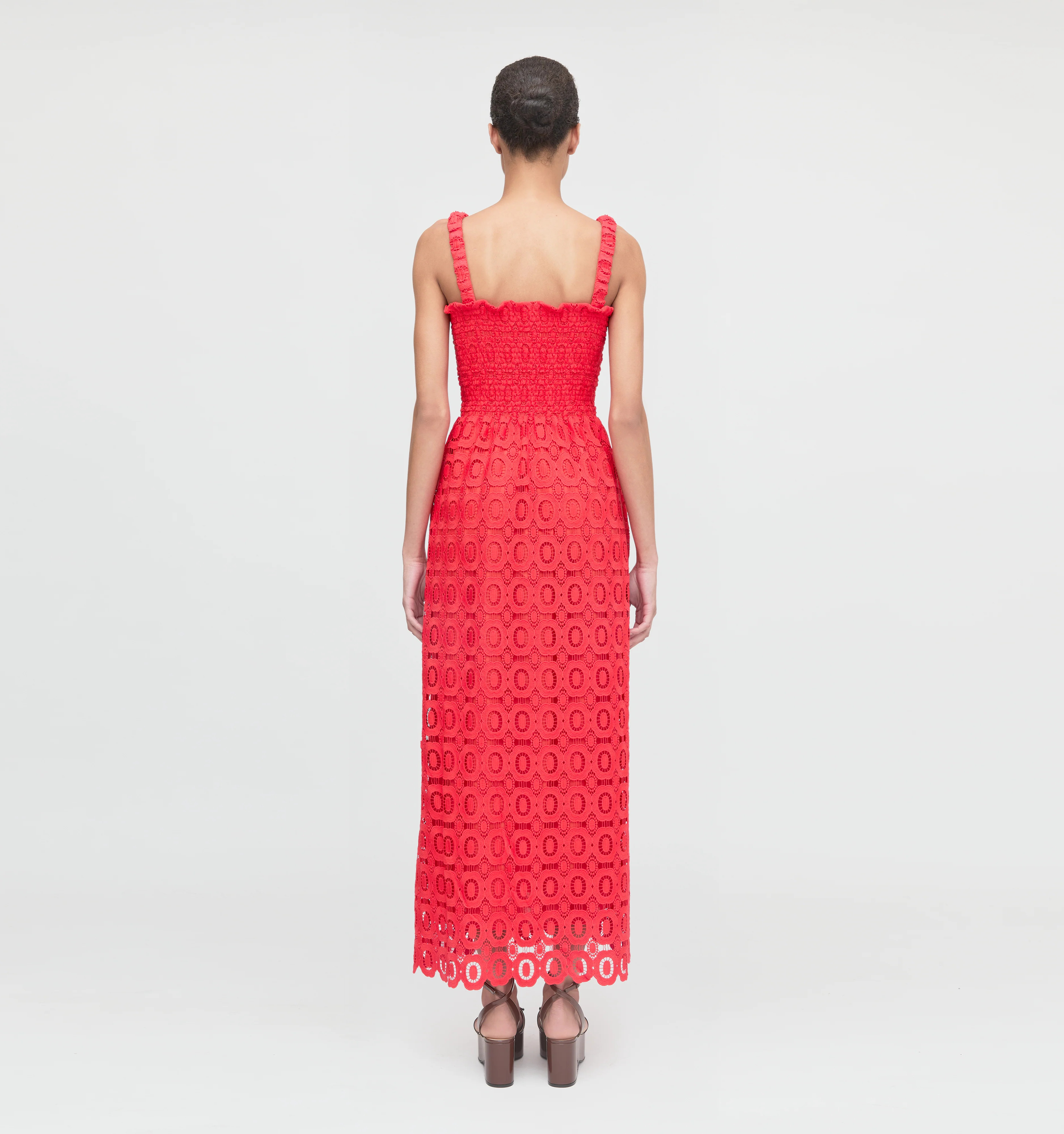 The Anjuli Nap Dress - Poppy Lace | Hill House Home US