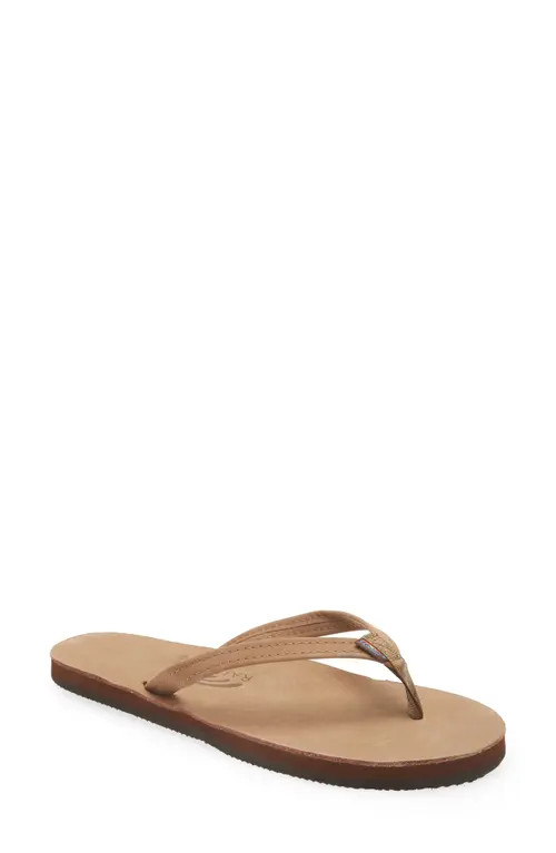 Rainbow® Rainbow Narrow Strap Sandal in Black Forest Brown at Nordstrom, Size Small | Nordstrom