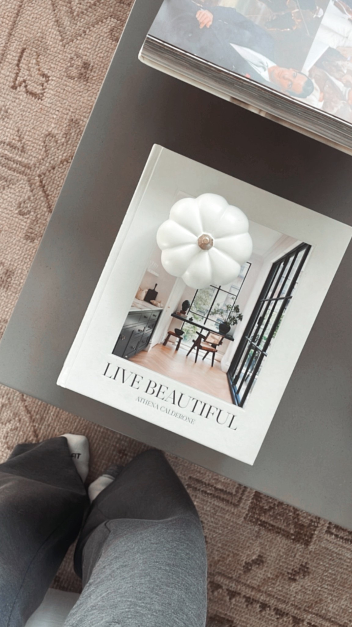 Coffee table decor including this little white pumpkin and one of my favorite coffee table books. 👏🏻

#LTKHome #LTKFindsUnder50 #LTKSaleAlert