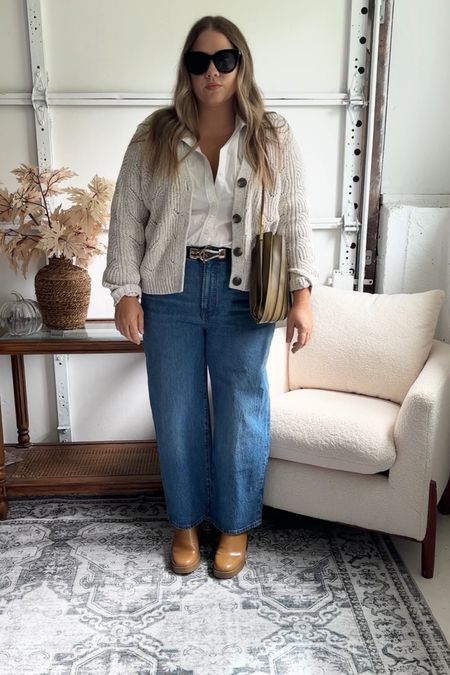 Jeans i sized down
Linking similar belt and sweater 

Bag is coming this month to hazeltide.com

Madewell
Old navy
Sweater
Mules 

#LTKshoecrush #LTKSeasonal #LTKstyletip