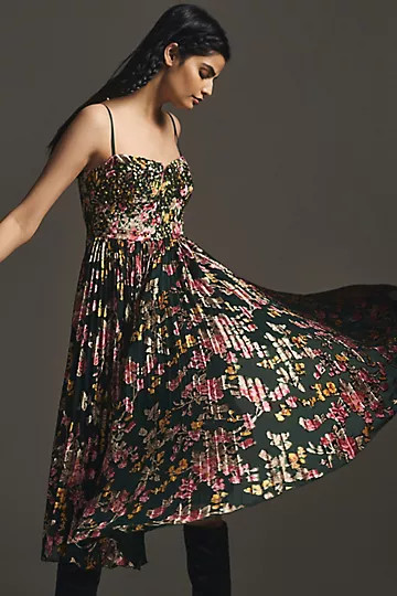 Verb by Pallavi Singhee Smocked Corset Dress | Anthropologie (US)