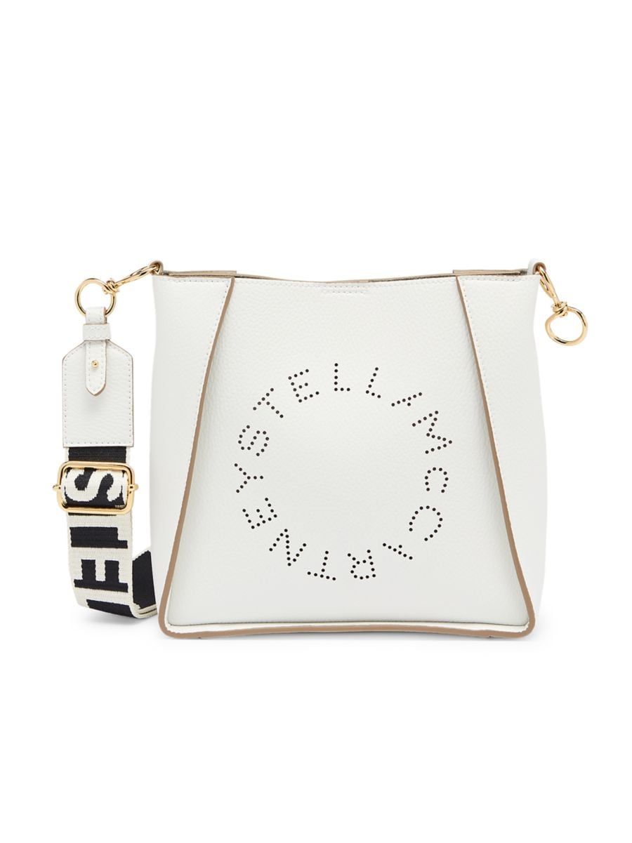 Stella McCartney Vegetarian Leather Logo Crossbody Bag | Saks Fifth Avenue