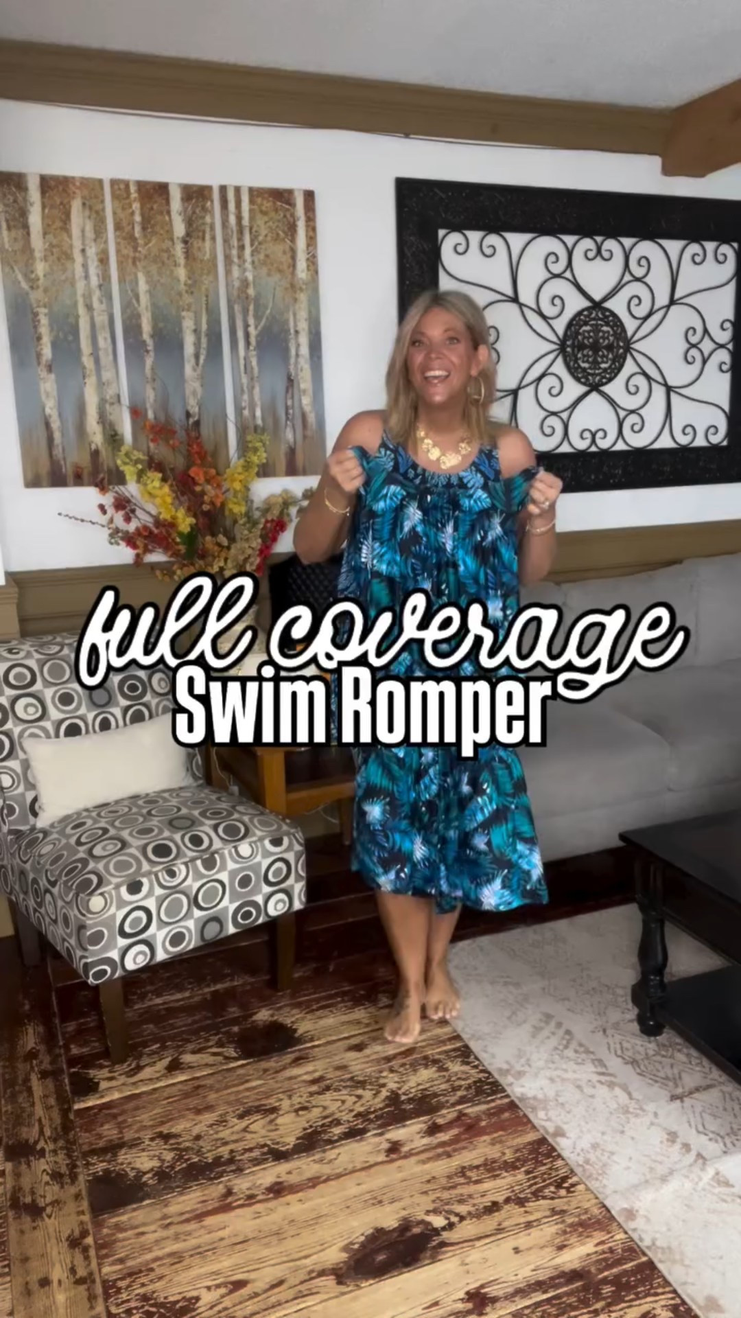It’s a one piece full coverage swim romper with pockets ladies! This is a great option for those of you who want extra coverage and still looking oh so cute pool or beachside 🏖️ 💁‍♀️ 

#LTKMidsize #LTKSeasonal #LTKFindsUnder50