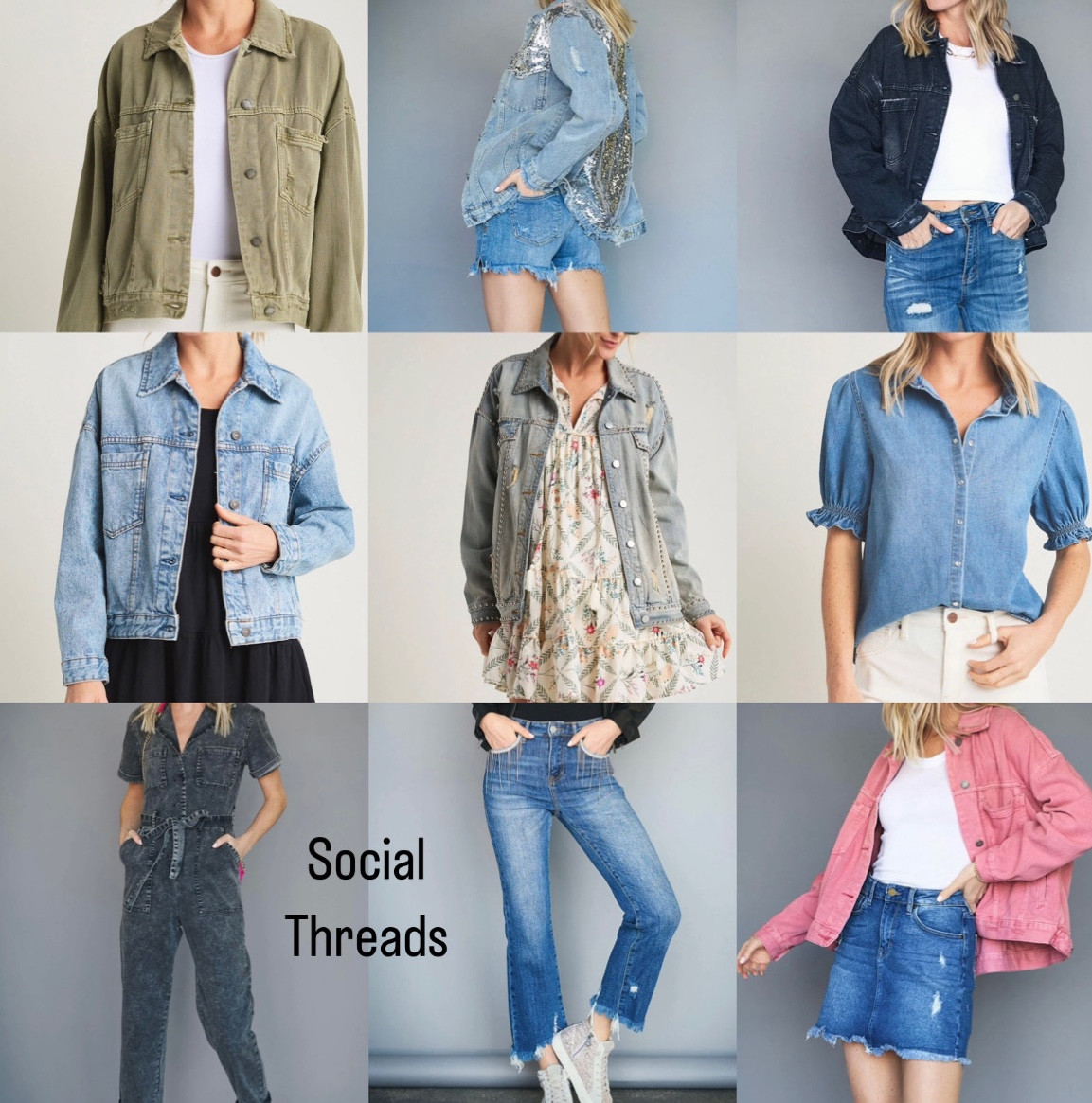 So much great denim at Social Threads.
Spring fashion

#LTKunder100