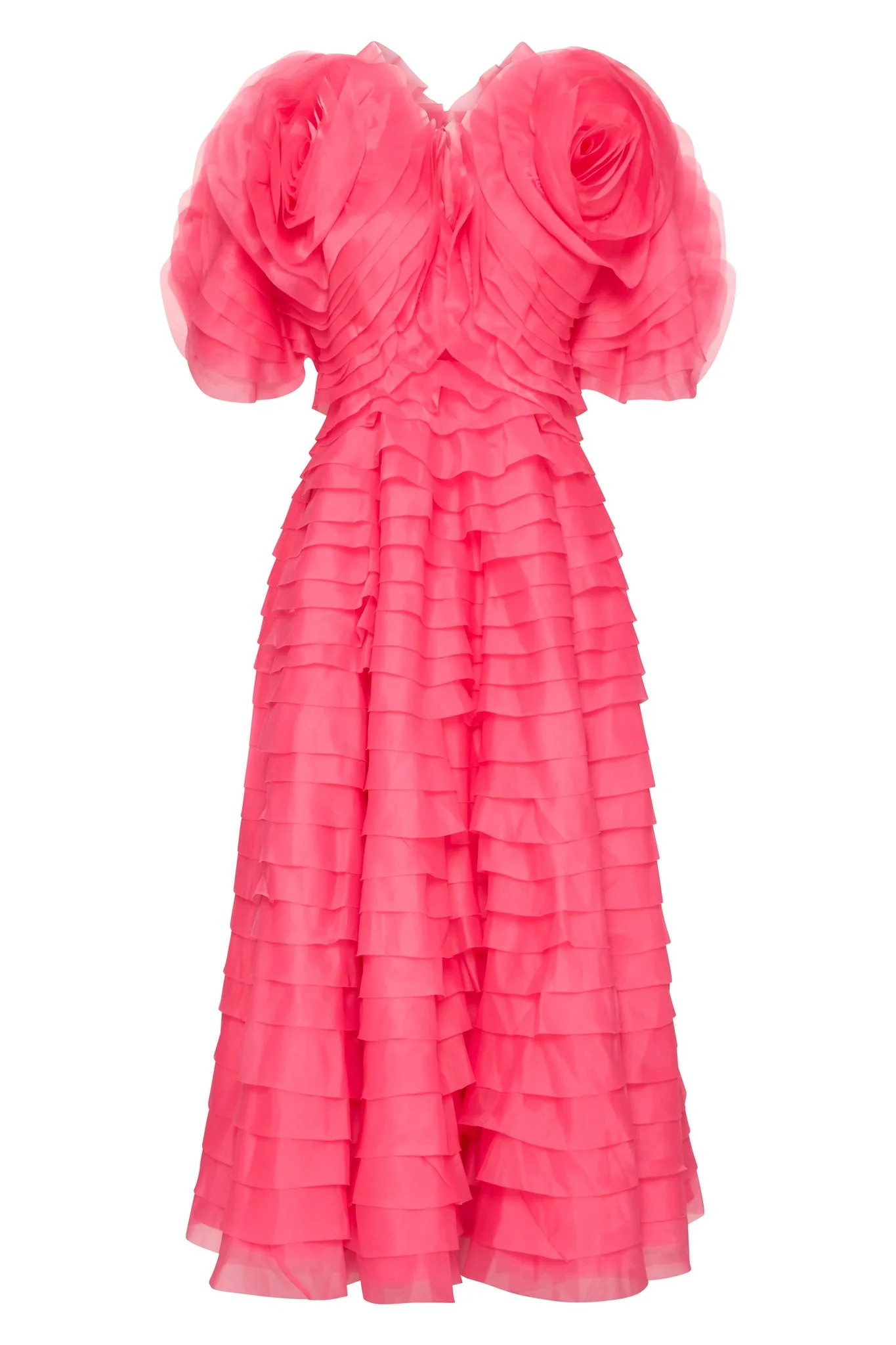 Amour Ruffle Midi Dress | aje. (US, UK, Europe, ROW)