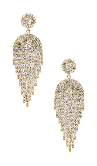 Leaf Me Alone Earrings in Gold | Revolve Clothing (Global)