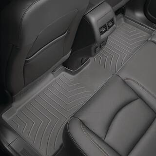 Black Rear FloorLiner/Honda/Pilot/2016 + Elite Trim Level Only | The Home Depot