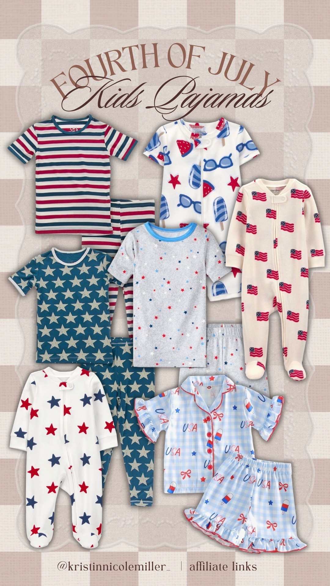 Cutest pj roundup for the Fourth of July! 

Seasonal patriotic red white and blue July Fourth of July stars stripes patterned

#LTKSeasonal #LTKKids #LTKBaby