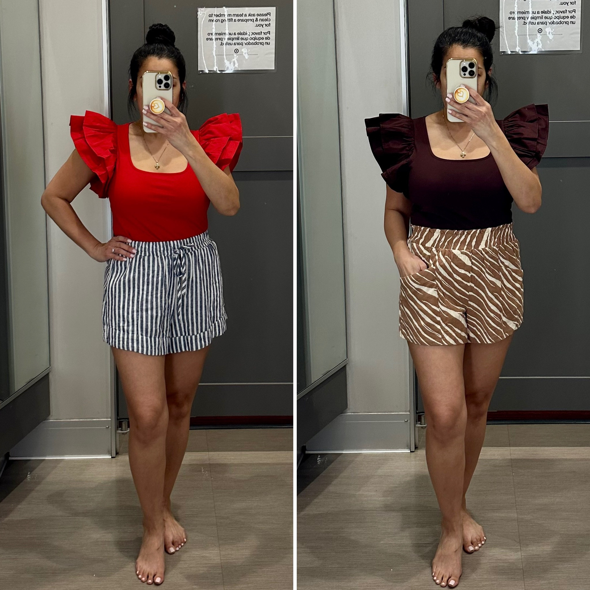 Current obsession…these super soft (and super affordable) flutter sleeved tops!  Love the look of these so much, I bought all the colors!  These definitely look more expensive than they are!

* Flutter Sleeve Top - $15
* Shorts - $20 - $22

#target #targetstyle #affordable #affordablefashion #spring #springvibes #ootd #ootdfashion #outfitinspiration #outfitinspo #outfitoftheday #shorts #summer #summervibes #trending #trendy #ontrend #ltkunder50 #fyp #explore #foryou #explorepage #trendingnow 

#LTKunder50 #LTKSeasonal #LTKworkwear